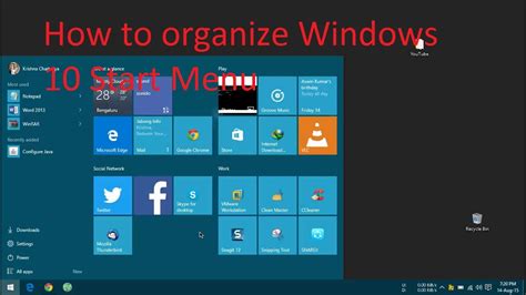 How To Organize Windows 10 Start Menu Gambaran