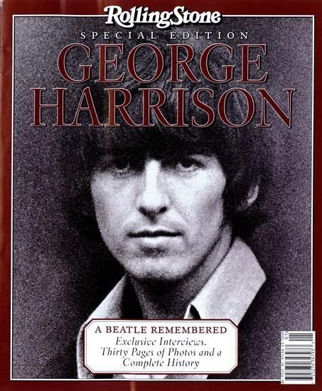 Special Edition Of Rolling Stone For George George Harrison The