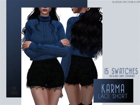 Karma Lace Set At Bluerose Sims Sims 4 Updates