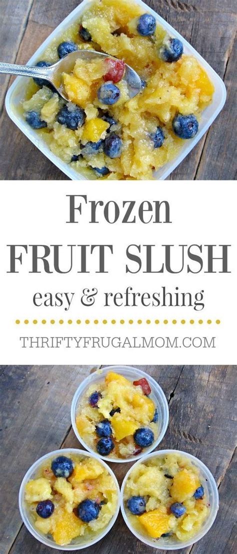 This Easy Frozen Fruit Slush Is The Perfect Summer Treat Its So