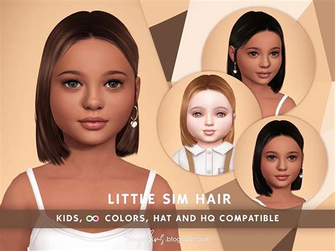 Sims 4 Cc Kids Hair