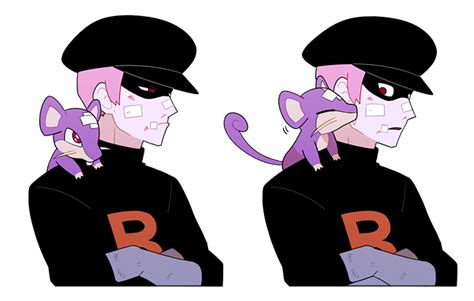 Rattata And Team Rocket Grunt Pokemon And 2 More Drawn By Jaho Danbooru
