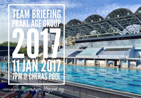 Ikan Bilis Swimming Club 1971 Kl Ibsc Team Briefing Prakl Age