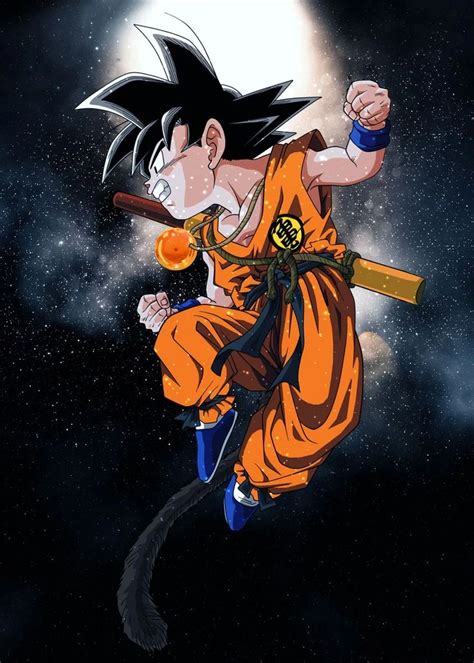 Goku Dragon Ball Z Poster By Holavpn Vpn Displate In 2021 Anime Dragon Ball Anime Dragon