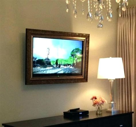 Flat Screen Tv Frame Custom Frames S Frames On Wall Tv Frame