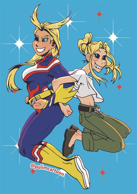 All Might Female Version By Pulimcartoon On Deviantart Hero Poster