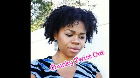 How to achieve maximum definition w/ twistout only using two products!!!! 4C Natural Hair: Chunky Twist Out (short, fine) - YouTube