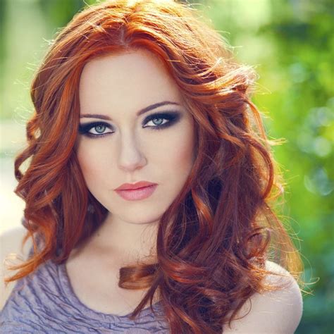 Marissa Laurent Shades Of Red Hair Redhead Makeup Red Hair Blue Eyes