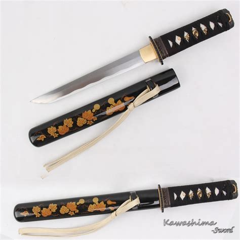 Handmade Samurai Sword Japanese Wakizashi Tanto 1045 Carbon Steel Small