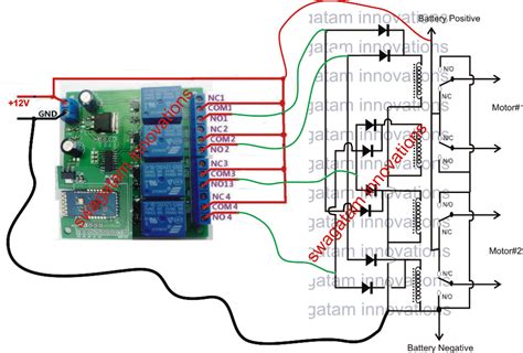 Electronic Toy Car Circuit Diagram