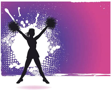 Background Of Pic Of Cheerleading Illustrations Royalty Free Vector