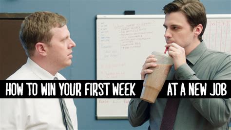 How To Win Your First Week At A New Job You Got This Youtube
