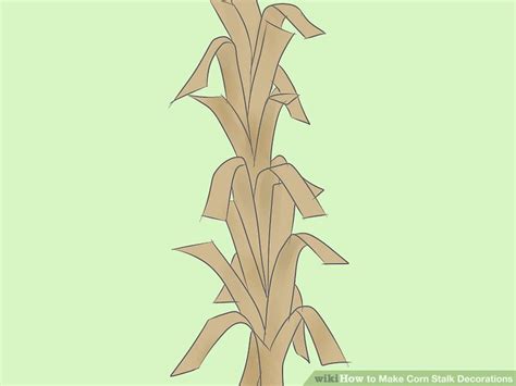 How To Make Corn Stalk Decorations With Pictures Wikihow