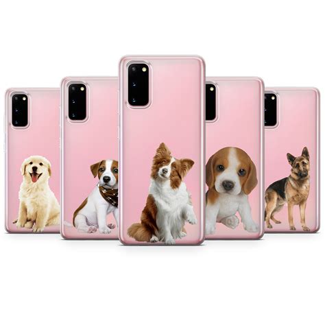 Dog Phone Case For Iphone 11 Pro 7 8 X Xs Xr Se 12 Clear Etsy