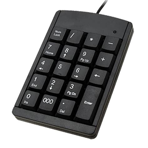 Promotion Mini Black Usb Numeric Keyboard Keypad For Laptop Pc