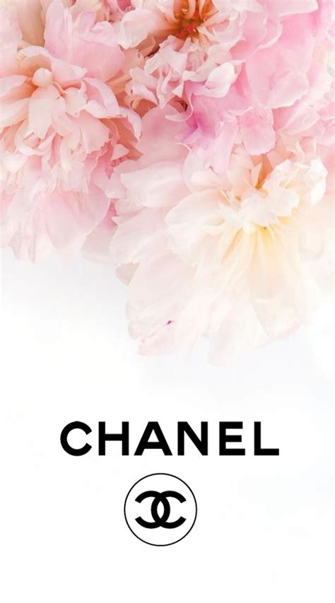 Chanel Logo Flowers Iphone Background Chanel Wallpapers Chanel