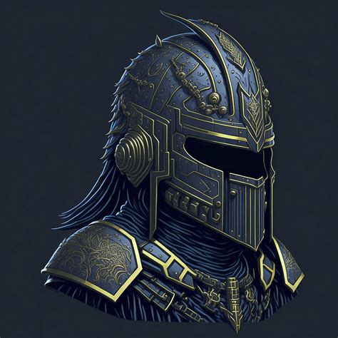 Knight Helmet Concept Art
