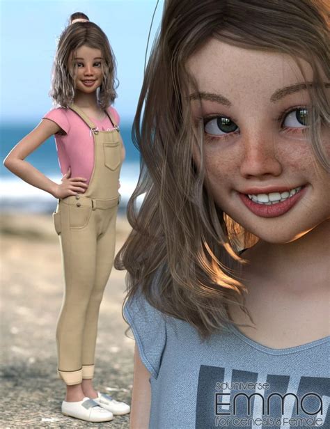 Twins Ethan And Emma 3d Models For Daz Studio And Poser