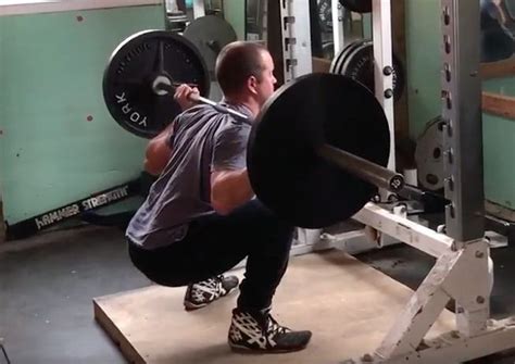 High Bar Back Squat Example And Demonstration Marty Gallagher Back