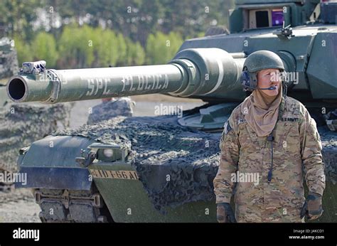 A Tank Platoon Assigned To 1st Battalion 66th Armor Regiment 3rd