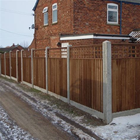 Concrete Fencing Slotted Posts Reinforced Free Delivery Available