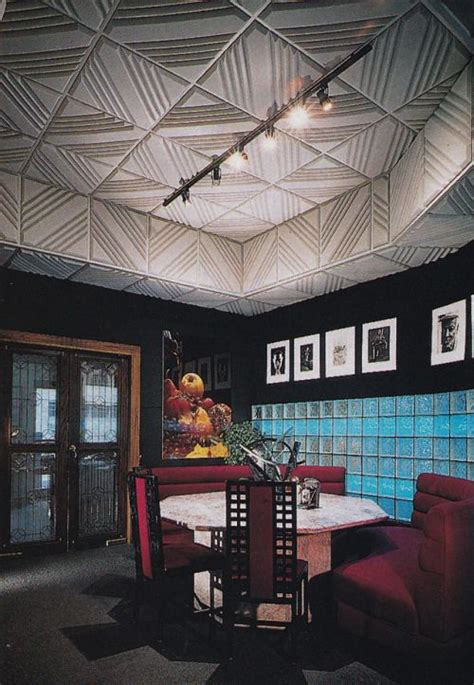 See more ideas about ceiling tiles, stucco ceiling, ceiling. jpegfantasy:" Sonex-branded acoustic tiles line the ...