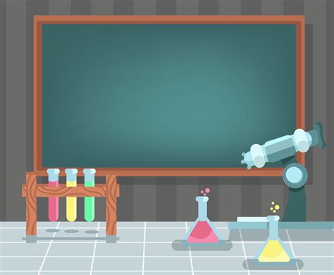 Education Background With Laboratory Vector Vector Art And Graphics