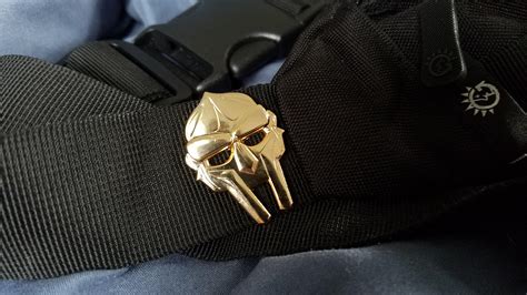 Gold Plated Doom Pin Rmfdoom