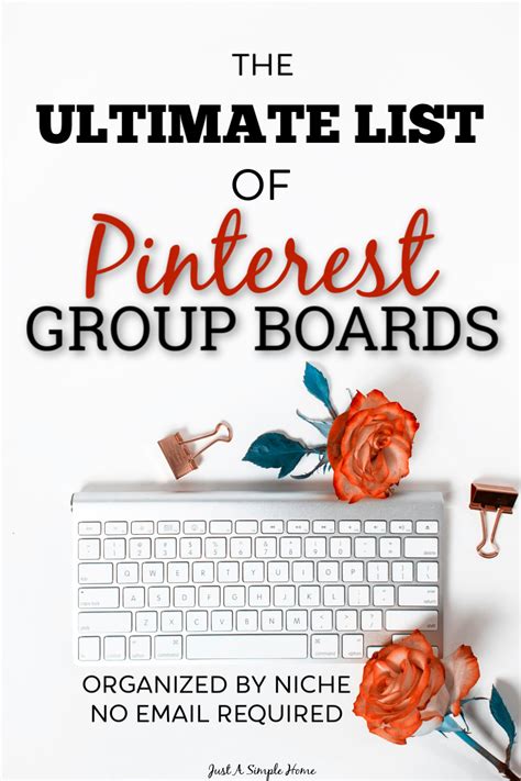Ultimate List Of Pinterest Group Boards Just A Simple Home