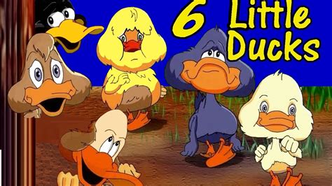 Six Little Ducks Nursery Rhymes Youtube