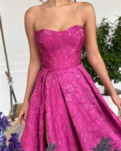Cerise Amorous Gown Dresses Gowns Strapless Dress Formal