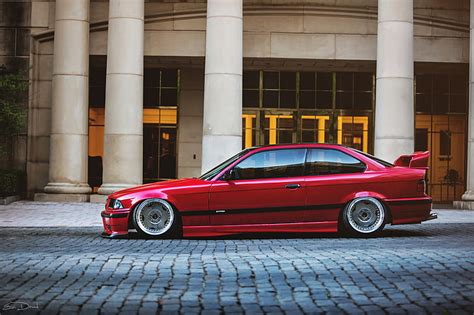 Red Bmw Coupe Tuning Bmw Red E36 Hd Wallpaper Wallpaperbetter