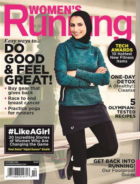 Womens Running Magazine Features Hijabi On Cover Of October 2016 Issue