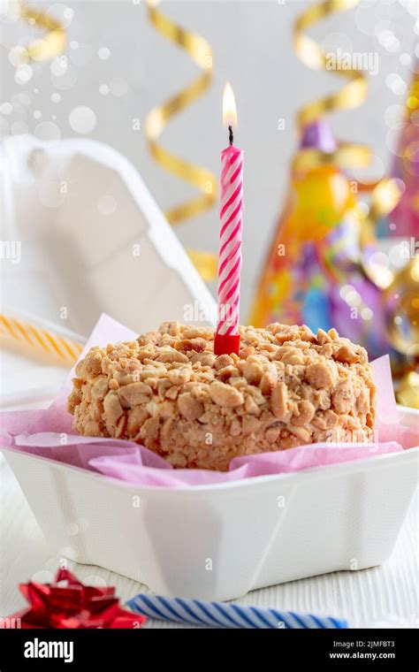 Small Birthday Cakes Stock Photo Alamy