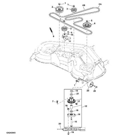 John Deere L Mower Deck Parts Diagram Xtremenelo