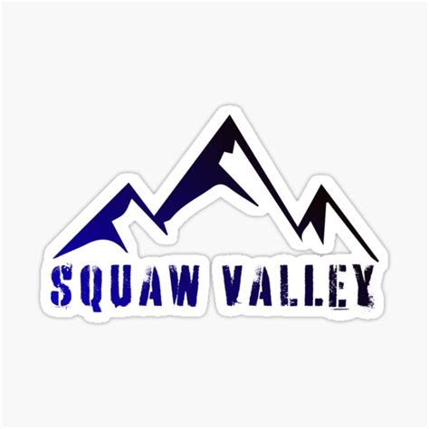 Squaw Valley Stickers Redbubble