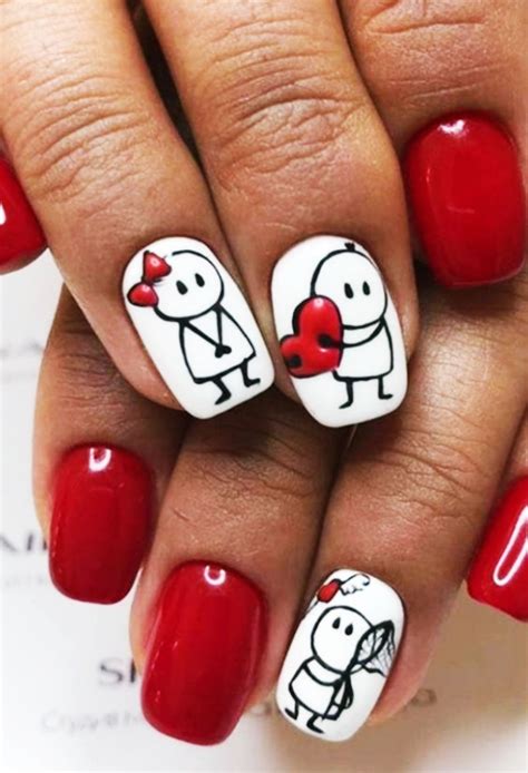 15 Adorable Valentines Day Nail Art Ideas To Show Your Love