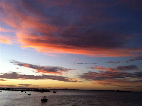 Hd Wallpaper Sky Sunset End Of Afternoon Water Cloud Sky Beauty