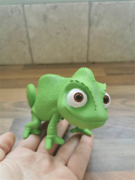 Disney Pascal From Tangled Rapunzel 3d Printed Figure Statue Etsy Canada