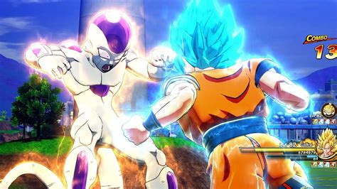 Dragon Ball Z Kakarot Resurrection Of F Blue Goku Vs Frieza Mod