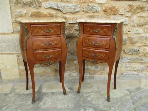Pair Of French Bedside Cabinets Tables Antiques Atlas