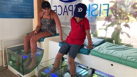Fish Feet Pedicure - A Kid's Experience at Fish Spa (4K) - YouTube