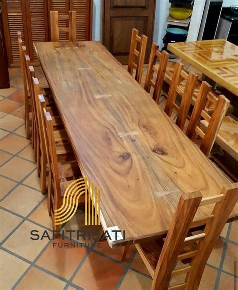 harga-meja-makan-kayu-trembesi-utuh - Safitri Jati Furniture
