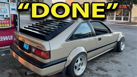 The V8 Swapped Honda Accord Is Done Youtube