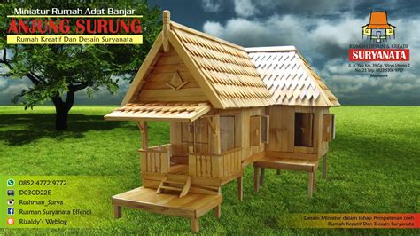 Suryanata.com: Miniatur Rumah Banjar