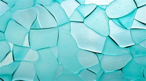 Patterned Aquamarine Glass Texture Captivating Details Unveiled
