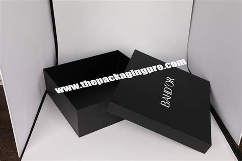 Custom Printed Black Boxes Packaging Flip Corrugated Cardboard Shipping