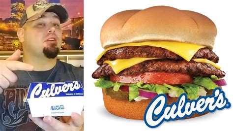 Culvers Deluxe Butterburger Review Youtube