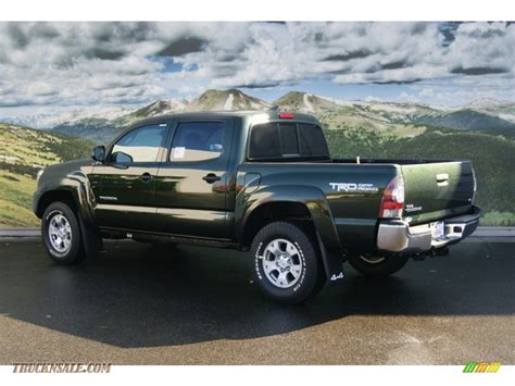2012 Toyota Tacoma V6 Sr5 Double Cab 4x4 In Spruce Green Mica Photo 3