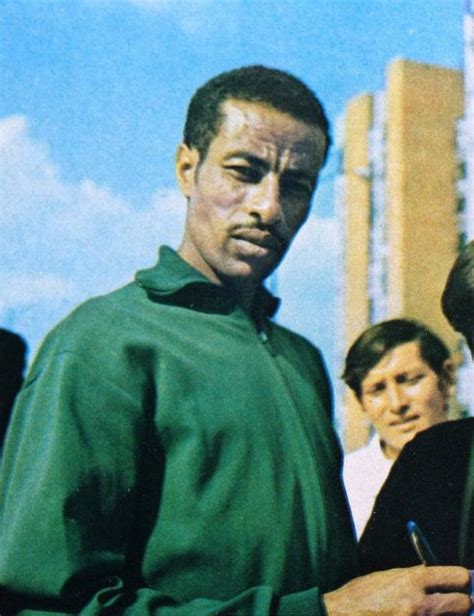 Ethiopian Runner Abebe Bikila Won The Marathon At The 1960 Summer